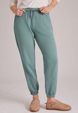 High Rise Whipstitch Jogger Pants, C7076, small