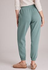 High Rise Whipstitch Jogger Pants, C7076, small