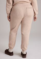 Plus Size High Rise Whipstitch Pocket Trim Joggers, C2445, small