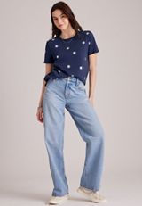 24/7 Dawson Snowflake Crew Neck Tee, C54, small