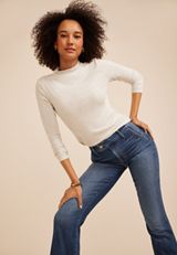 Everflex™ High Rise Extended Tab Waist Flare Jeans, C3337, small