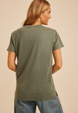 Floral Relaxed Fit Graphic Tee, C186, small