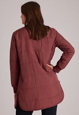Long Puffer Bomber Jacket, C5221, small