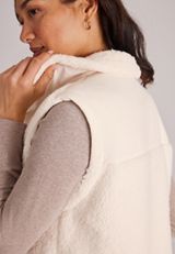Sherpa Snap Front Vest, C8232, small