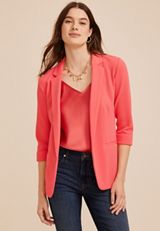 Versa 3/4 Sleeve Open Front Blazer, C2011, small