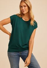 24/7 Short Sleeve Banded Hem Tee, C414, small