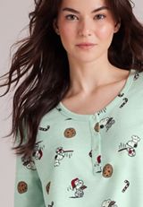 Snoopy Holiday Hacci Pajama Set, C5208, small