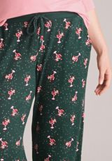 Dreaming Of Christmas Santa Hacci Wide Leg Pajama Set, C5273, small