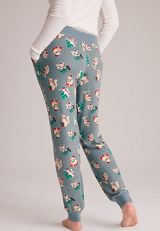 Festive Cats Hacci Jogger Pajama Pants, C4817, small