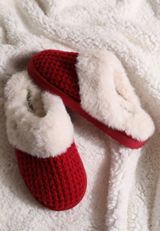 Waffle Knit Slippers, C5006, small