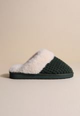 Waffle Knit Slippers, C7147, small
