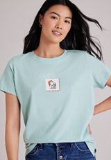 Peanuts Holiday Postage Stamp Classic Fit Graphic Tee, C5784, small