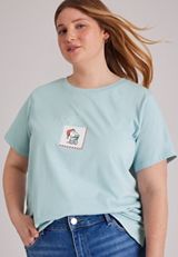 Plus Size Peanuts Holiday Postage Stamp Classic Fit Graphic Tee, C5784, small