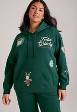 Plus Size Feelin' Grinchy Hoodie, C7147, small