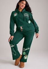 Plus Size Feelin' Grinchy Hoodie, C7147, small