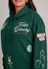 Plus Size Feelin' Grinchy Hoodie, C7147, small
