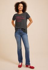 Coffee And Christmas Music Oversized Fit Graphic Tee, C3017, small