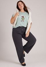 Plus Size The Grinch Holiday Classic Fit Graphic Tee, C6232, small