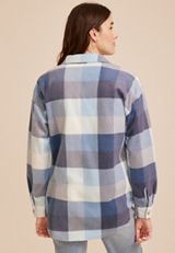 Wilder Plaid Fleece Shacket, C3450, small
