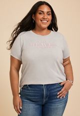 Plus Size Make Heaven Crowded Graphic Tee, C9364, small