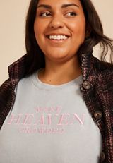 Plus Size Make Heaven Crowded Graphic Tee, C9364, small