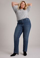 Plus Size m jeans by maurices™ Classic High Rise Curvy Straight Jeans, C258, small