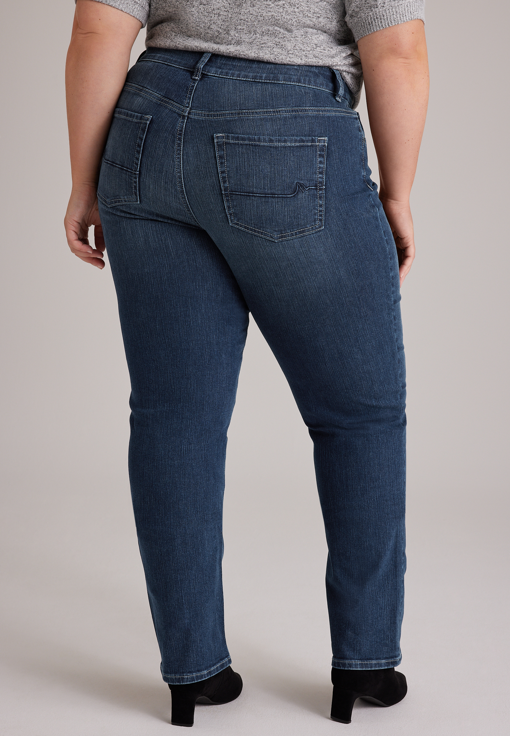 Plus Size m jeans by maurices™ Classic High Rise Curvy Straight Jeans, C258, large