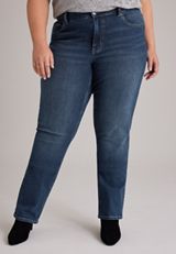 Plus Size m jeans by maurices™ Classic High Rise Curvy Straight Jeans, C258, small