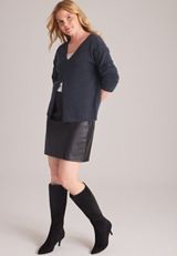 Delicate Textured V Neck Button Front Cardigan, C6125, small