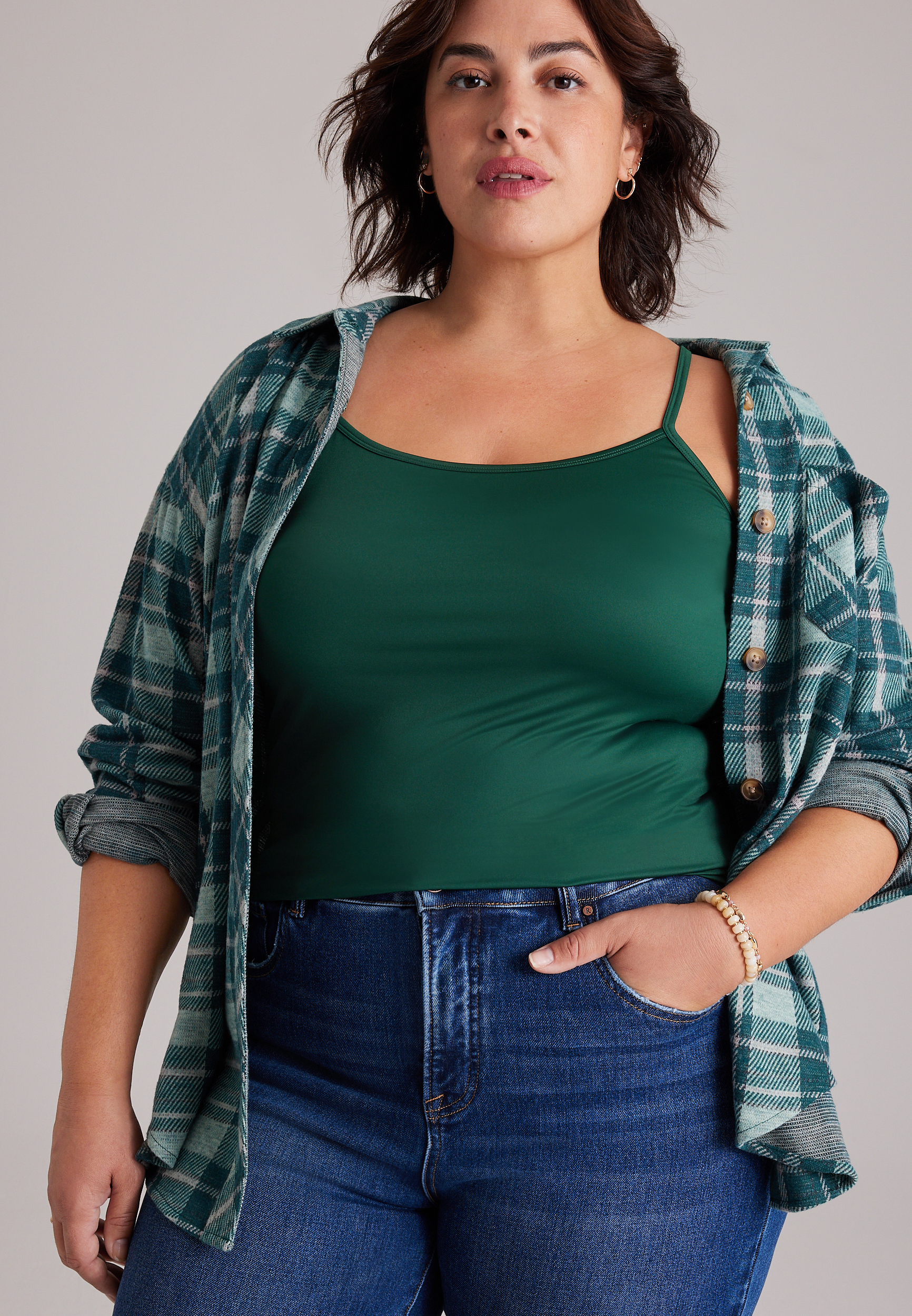 Plus Size Nylon Cami, C7147, large