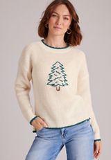 Pine Tree Whipstitch Sweater, C5487, small