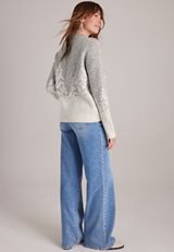 Landscape Tree Jacquard Pullover, C2823, small
