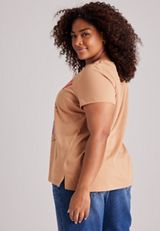 Plus Size Rudolph Let Your Red Nose Glow Classic Fit Graphic Tee, AMPHORA, small