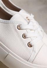 SuperCush Canvas Lace Up Sneakers, C223, small