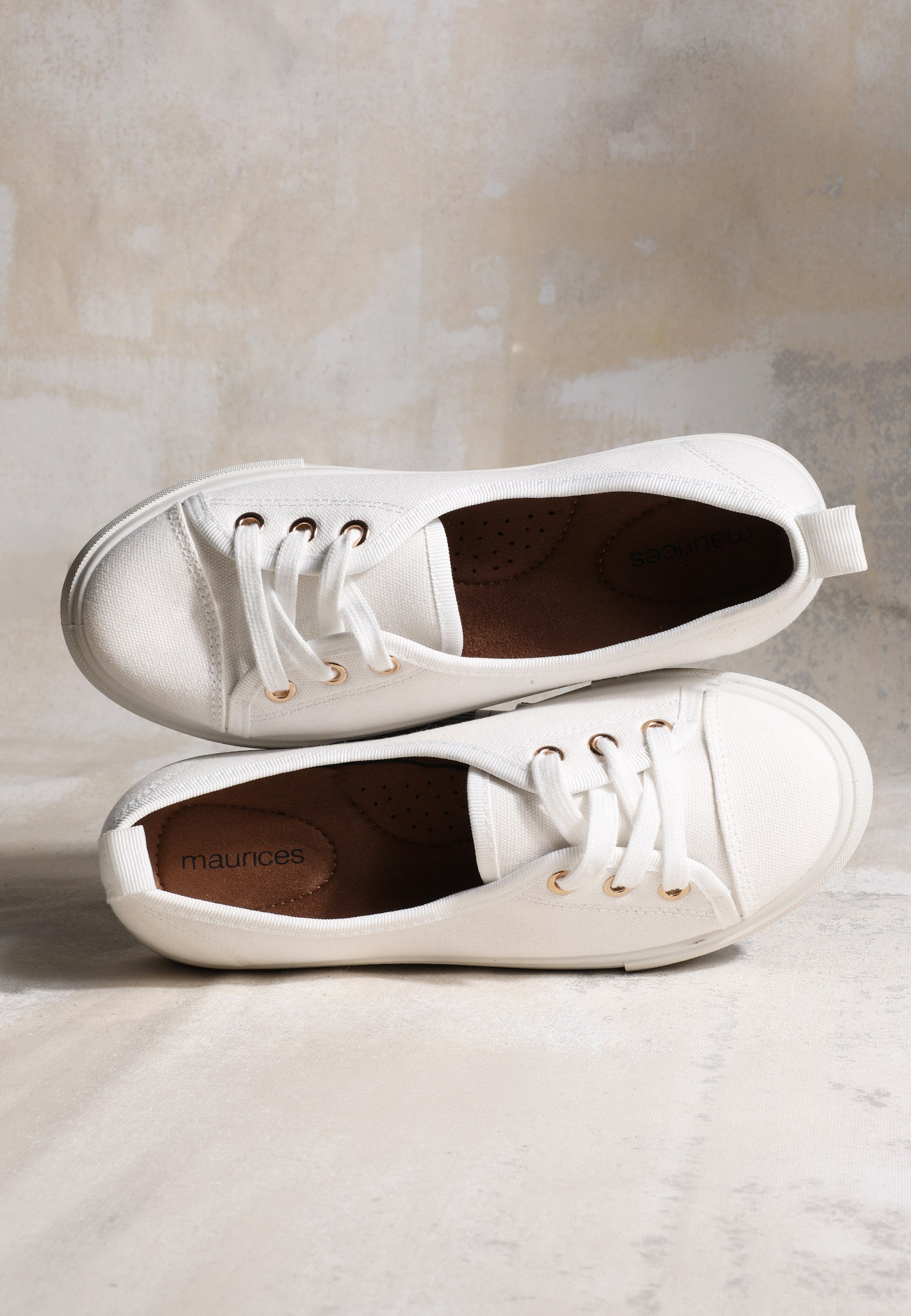 SuperCush Canvas Lace Up Sneakers, C223, large