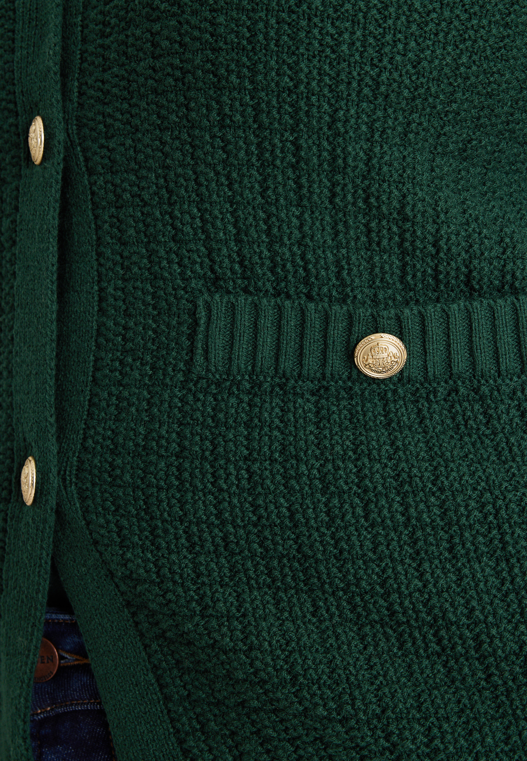 Plus Size Shaker Stitch Button Front Sweater Vest, C7147, large
