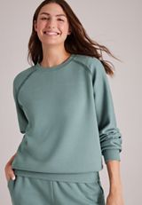 Whipstitch Crew Neck Sweatshirt, C7076, small