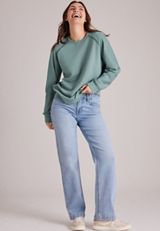Whipstitch Crew Neck Sweatshirt, C7076, small