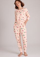 Christmas Tree Hacci Jogger Pajama Set, C4731, small