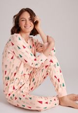 Christmas Tree Hacci Jogger Pajama Set, C4731, small