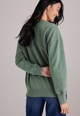 North Pole Book Club Embroidered Sweatshirt, C1037, small