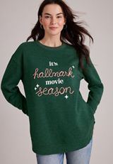 Willowsoft It's Hallmark Movie Season Sweatshirt Tunic, C7147, small
