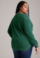 Plus Size Willowsoft It's Hallmark Movie Season Sweatshirt Tunic, C7147, small