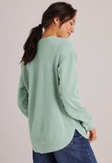 Willowsoft Crew Neck Sweatshirt Tunic, C5784, small