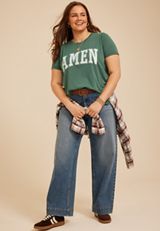 Plus Size Amen Classic Fit Graphic Tee, C2735, small