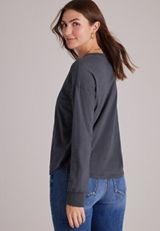 24/7 Cotton Relaxed Long Sleeve Tee, C6125, small