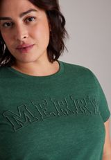 Plus Size Classic Fit Merry Graphic Tee, C7147, small