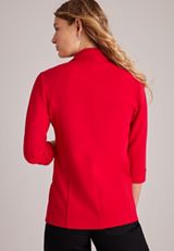 Versa 3/4 Sleeve Open Front Blazer, C1631, small