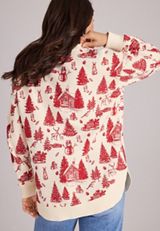 Willowsoft Winter Sweatshirt Tunic, C5487, small