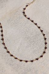 Everyday Layers Mini Purple Heart Necklace, C7801, small